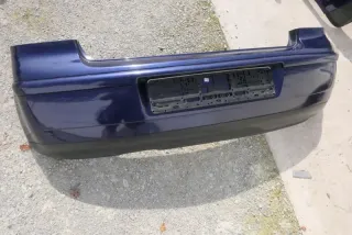 VW Polo 9N 9N3 Stoßstange Heckstoßstange hinten blau LB5N - Bild 1
