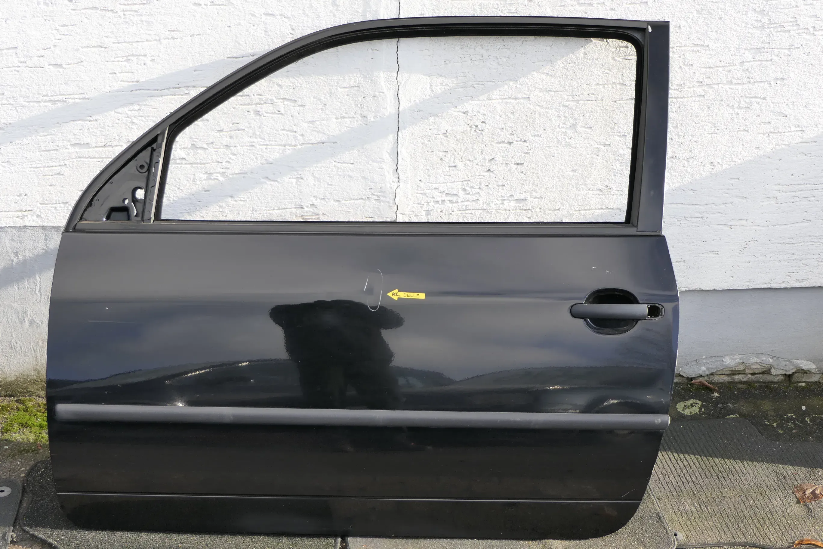 VW Lupo Seat Arosa Tür vorne links Fahrertür schwarz L041 (mechanischer FH 8487 - Bild 1