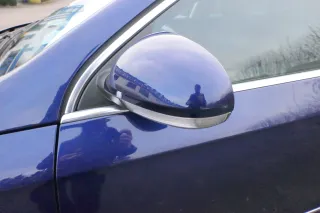 VW Passat 3C elektrischer Spiegel Außenspiegel links m. Glas Blinke blau LD5Q - Bild 2