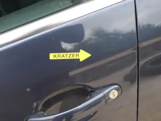 Golf 5 1K5+ Golf 6 nur Kombi / Variant Tür vorne links Fahrertür grau blau LC5F - Bild 11