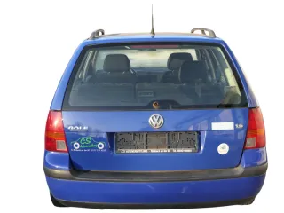 Golf 4 Bora Kombi Variant Heckklappe Klappe Scheibe hinten blau LA5C ohne Anbaut - Bild 1