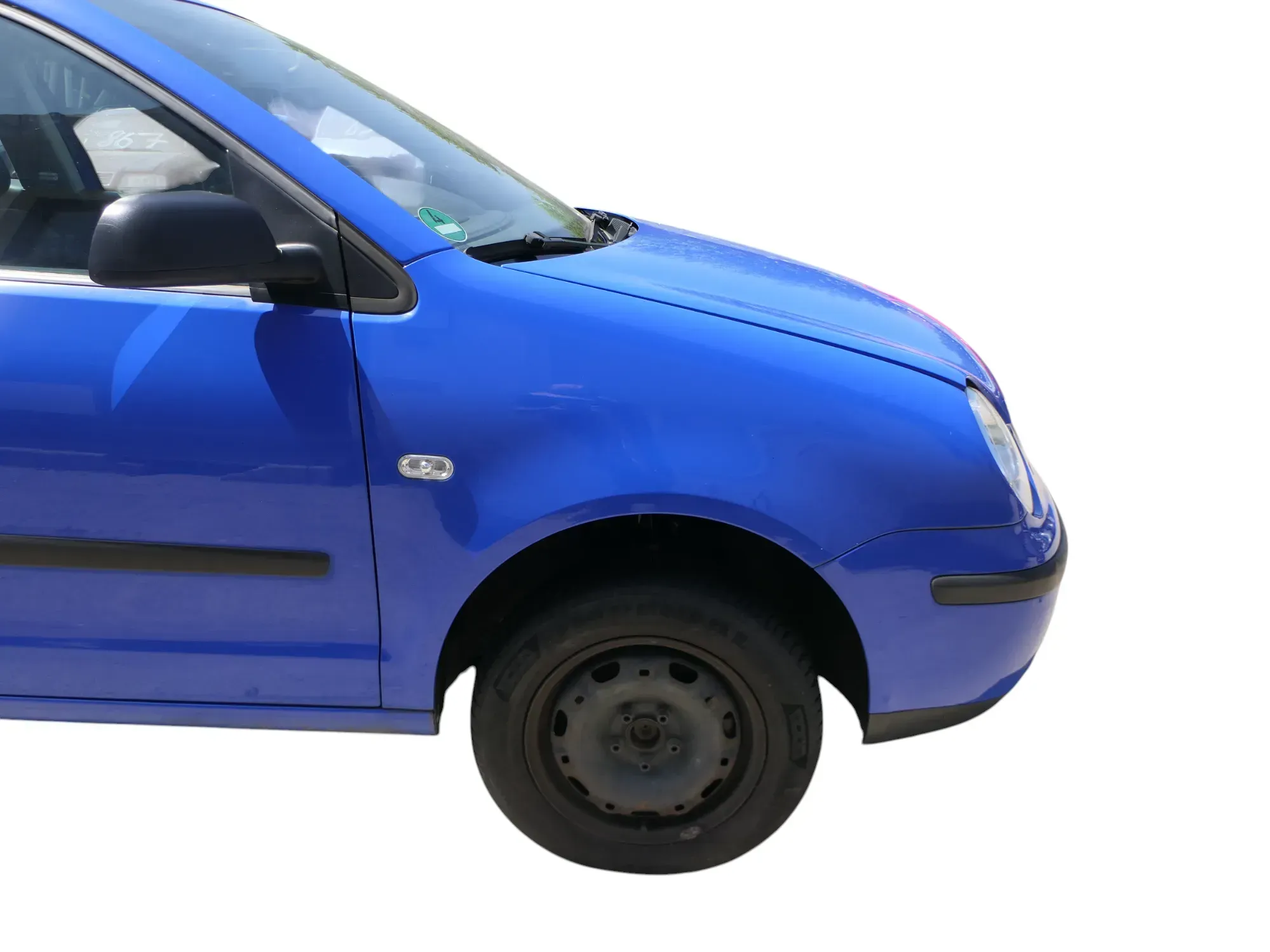 VW Polo 9N Kotflügel vorne rechts blau LA5F bis ca.Bj.2004 - Bild 1
