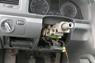 VW Golf 5 1K Verkleidung Abdeckung Dekor silber links + rechts silber grau - Bild 2