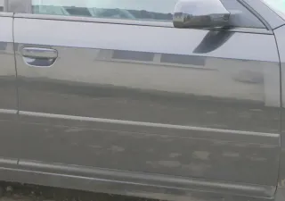 Audi A6 4B C5 Tür nur Türblatt vorne rechts Beifahrertür schwarz LZ9W - Bild 1