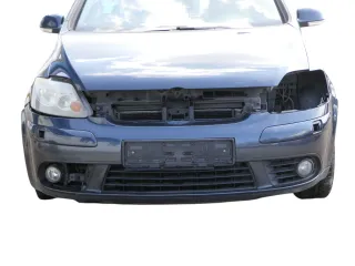 VW Golf 5 5M1 Plus Stoßstange vorne Frontstoßstange Stoßfänger LC5F blau SWR - Bild 14