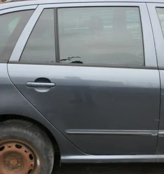 Skoda Fabia 6Y Combi Variant Kombi Tür hinten rechts grau LF7V - Bild 1