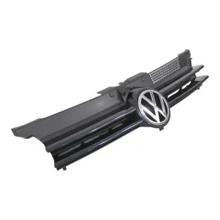 VW Golf 4 Grill Kühlergrill mit VW Zeichen Logo blau LC5M - Bild 3