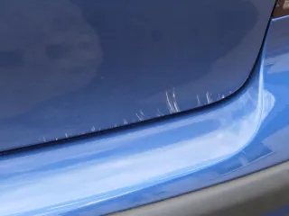 VW Polo 9N3 9N Heckklappe Kofferraumklappe Klappe blau LA5K ohne Anbauteile - Bild 5