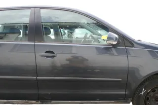 VW Polo 9N 9N3 Tür vorne rechts Beifahrertür 4/5-Türer grau LC7V ohneAnbauteile - Bild 1