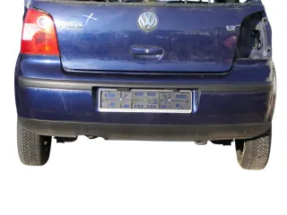 VW Polo 9N 9N3 Stoßstange Heckstoßstange hinten blau LB5N - Bild 1