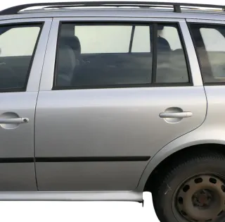 Octavia 1U5 Combi Kombi Variant Tür hinten links grau silber LF7T - Bild 1