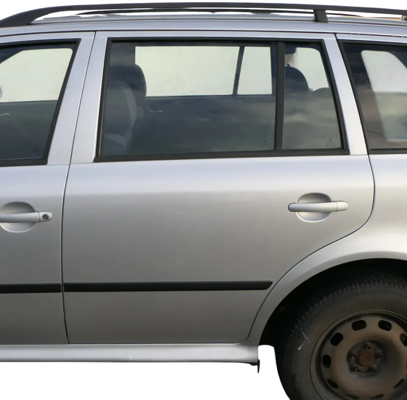 Octavia 1U5 Combi Kombi Variant Tür hinten links grau silber LF7T - Bild 1