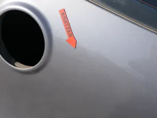 VW Golf 5 V Heckklappe hinten Kofferraumklappe + Scheibe grau LA7T - Bild 7