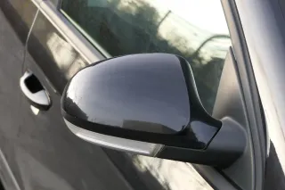 Passat 3C elektrischer Spiegel Außenspiegel rechts +Glas Blinker schwarz LC9X - Bild 1