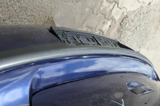 VW Polo 9N 9N3 Stoßstange Heckstoßstange hinten blau LB5N - Bild 6