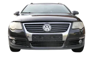 VW Passat 3C Kombi Stoßstange vorne Stoßfänger schwarz LC9X - kein ohneGrill - Bild 1