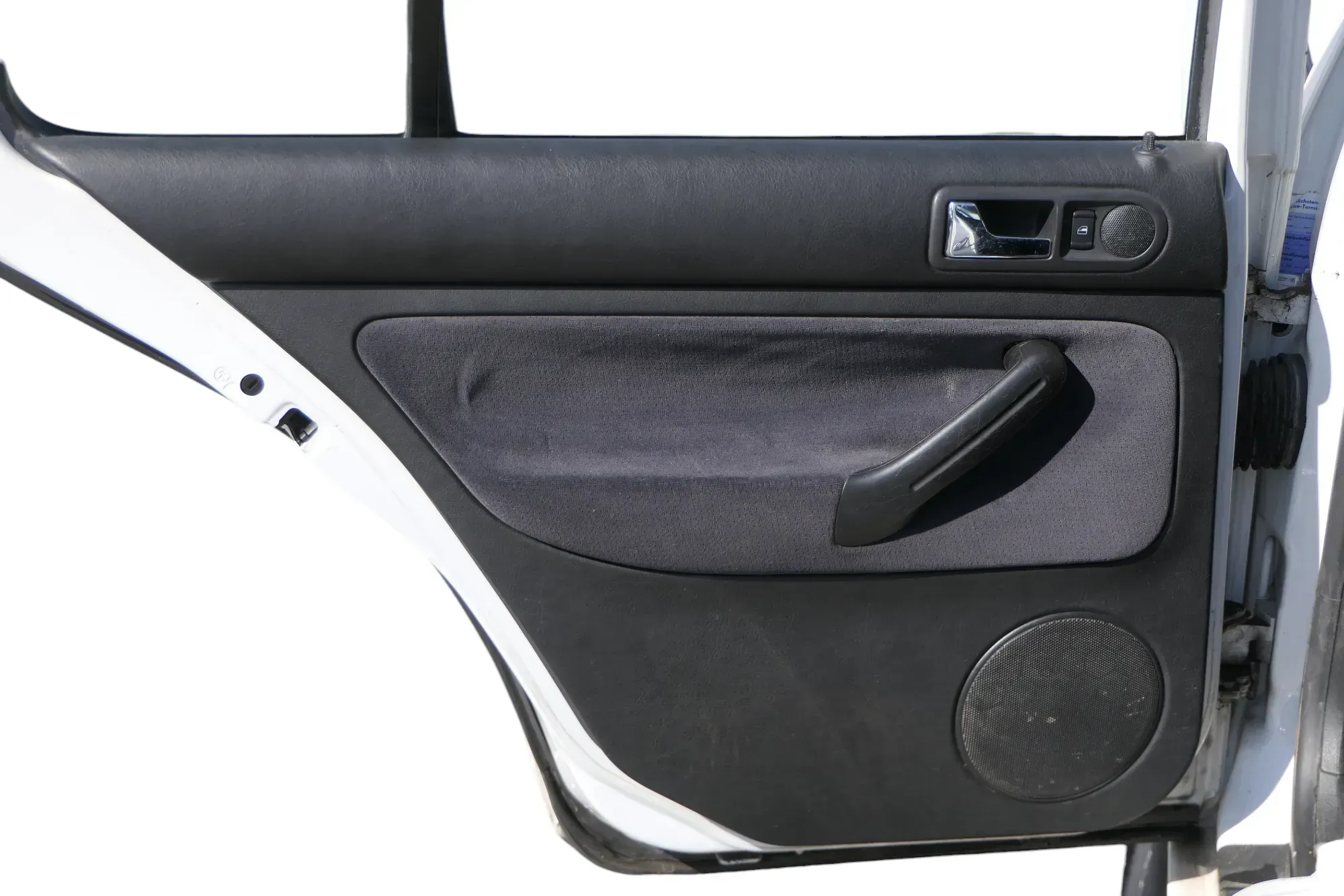 1x VW Golf 4 1J Limousine Türverkleidung Verkleidung Tür hinten links schwarz Ve - Bild 1