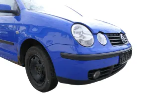 VW Polo 9N Stoßstange Frontstoßstange vorne blau LA5F - Bild 3