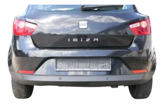 Seat Ibiza 6J Stoßstange Heckstoßstange hinten schwarz LC9Z 2/3-Türer - Bild 1