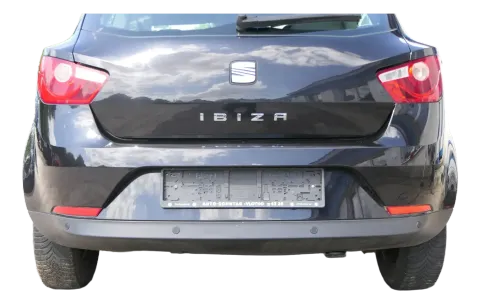 Seat Ibiza 6J Stoßstange Heckstoßstange hinten schwarz LC9Z 2/3-Türer