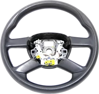 VW Polo 9N 9N3 Touran Fox Lenkrad 4-Speichen 6Q0419091R Leder Lederlenkra - Bild 1