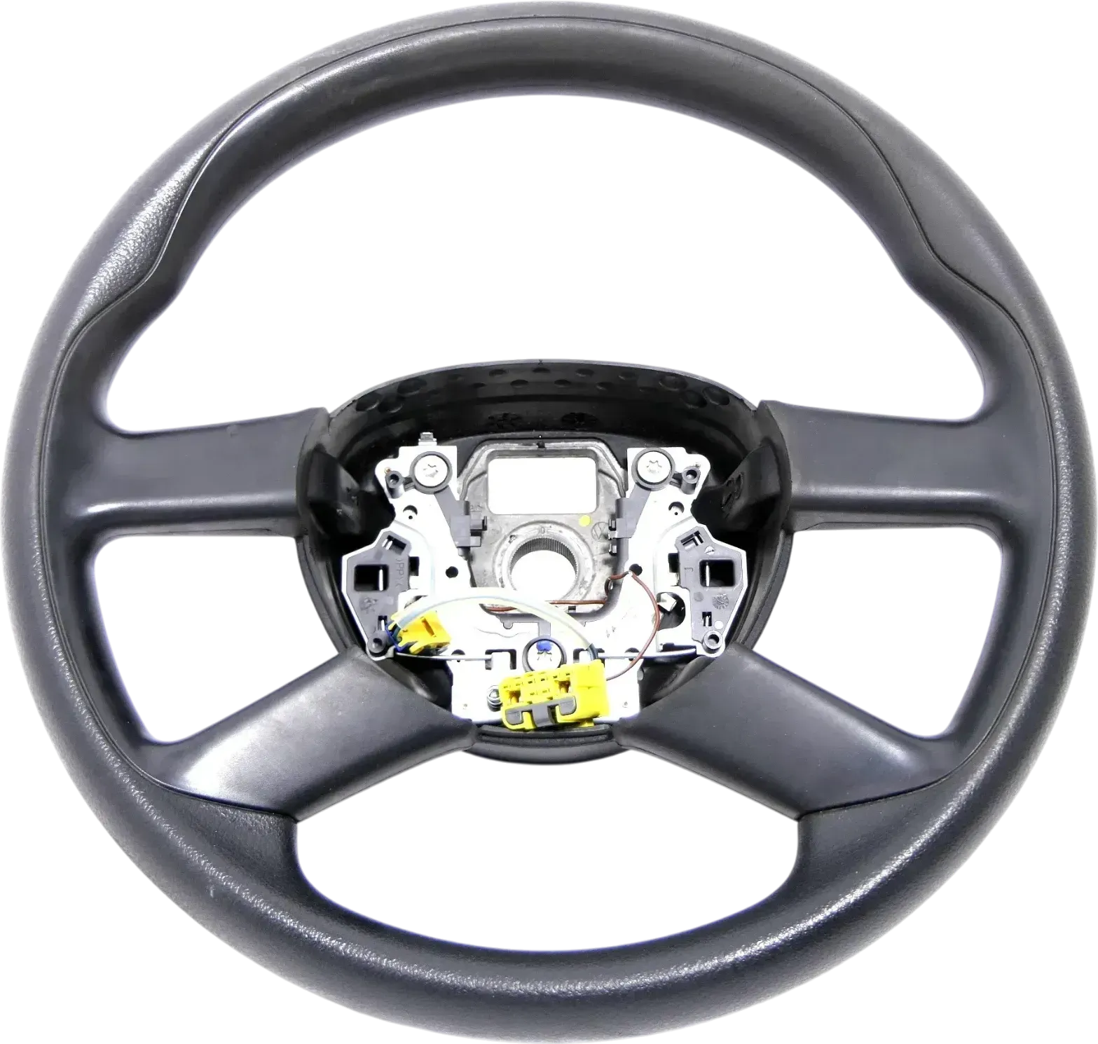 VW Polo 9N 9N3 Touran Fox Lenkrad 4-Speichen 6Q0419091R Leder Lederlenkra - Bild 1