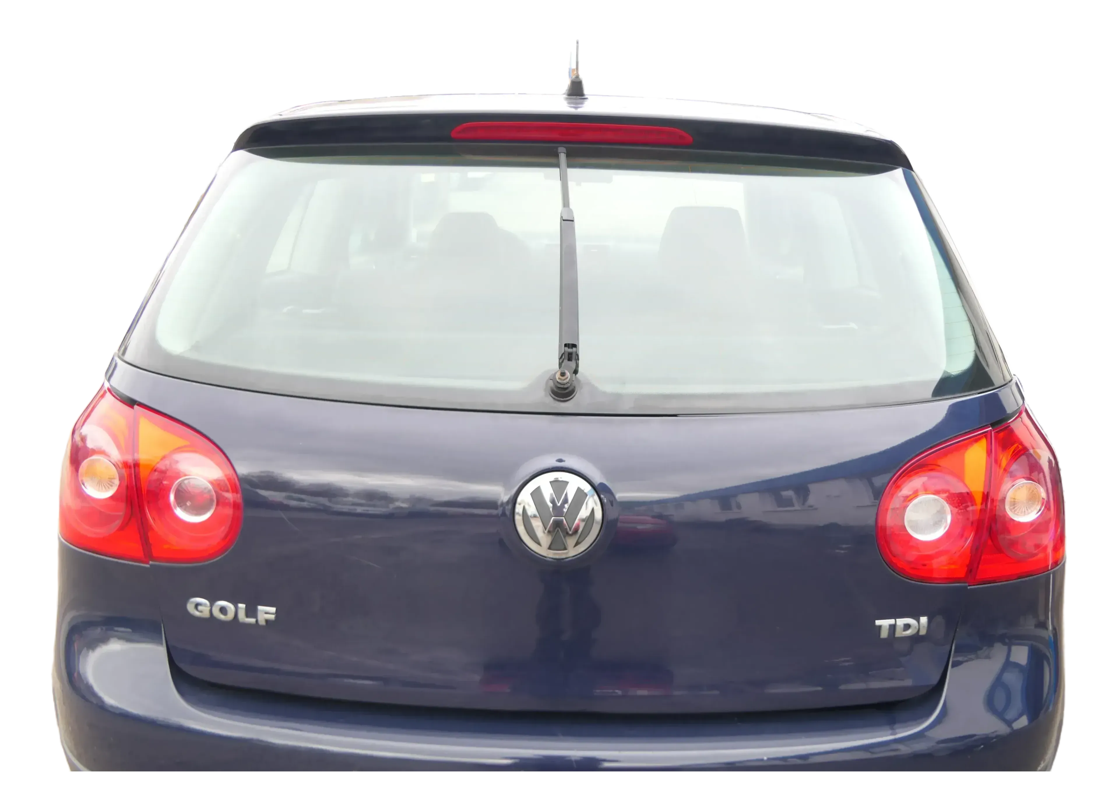 VW Golf 5 V Heckklappe hinten Kofferraumklappe mit Scheibe blau LA5G - Bild 1