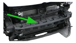 VW Golf 6 Plus Querträger vorne Aufpralldämpfer Pralldämpfer hinter Stoßstange - Bild 1
