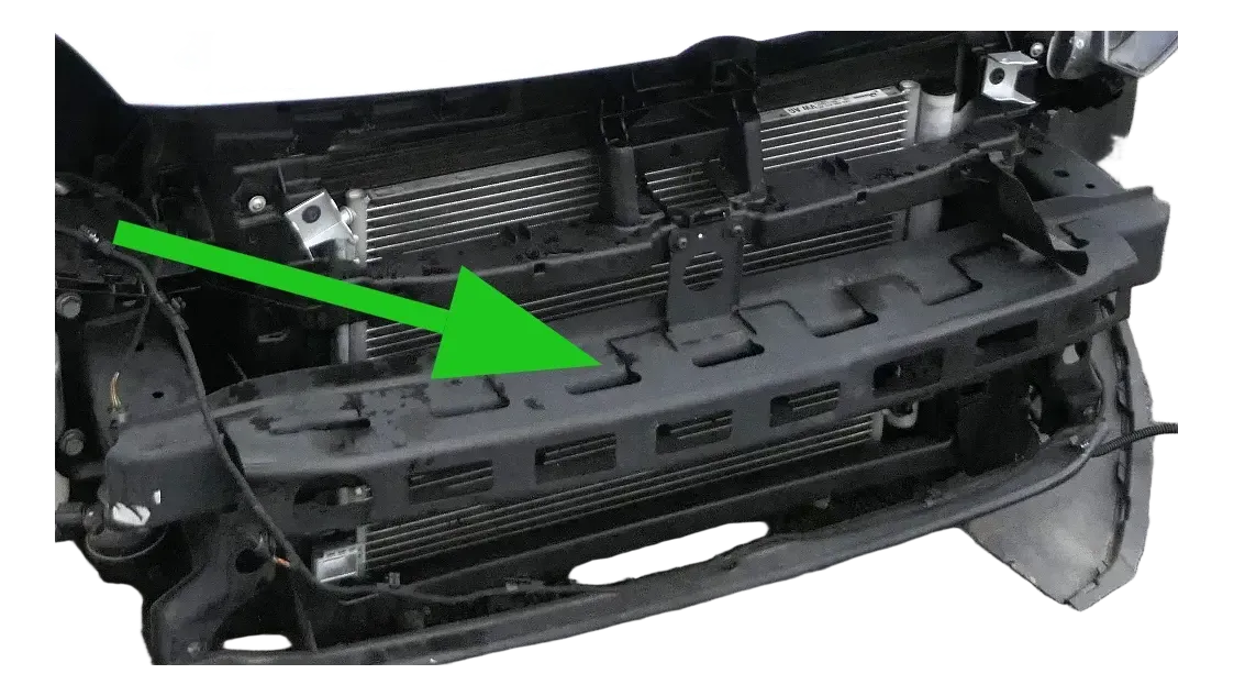 VW Golf 6 Plus Querträger vorne Aufpralldämpfer Pralldämpfer hinter Stoßstange - Bild 1