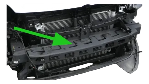 VW Golf 6 Plus Querträger vorne Aufpralldämpfer Pralldämpfer hinter Stoßstange