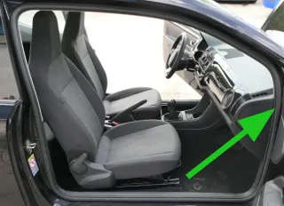 VW Up Citygo Türdichtung Dichtung Tür vorne rechts 1S3867912D 2/3-Türer - Bild 3