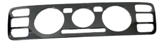 VW Up Mittelkonsole Verkleidung um Heizungsbedienteil Dekor 1S0820075A schwarz - Bild 1