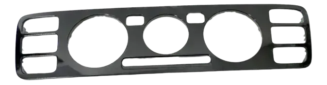 VW Up Mittelkonsole Verkleidung um Heizungsbedienteil Dekor 1S0820075A schwarz - Bild 1