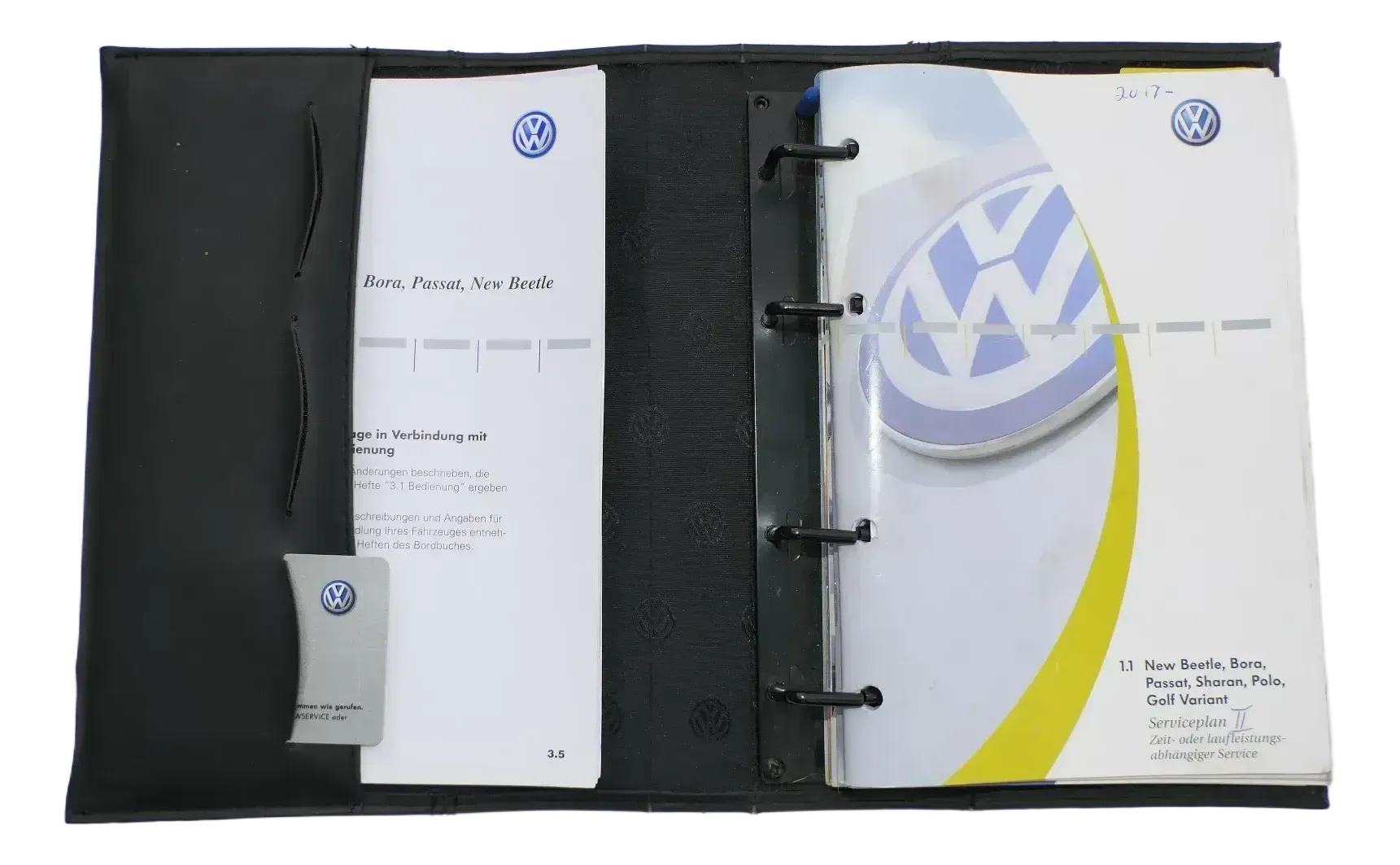 VW Passat 3BG Bordbuch Bordmappe mit Bedienungsanleitung Anleitung Beschreibung - Bild 1