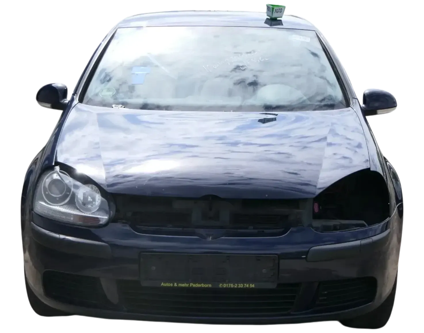 VW Golf 5 V 1K Motorhaube Haube Klappe vorne blau LA5G - Bild 1