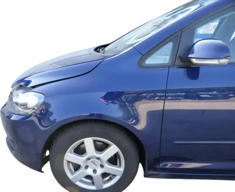 VW Golf 5 V Plus 5M1 Kotflügel vorne links blau LD5Q