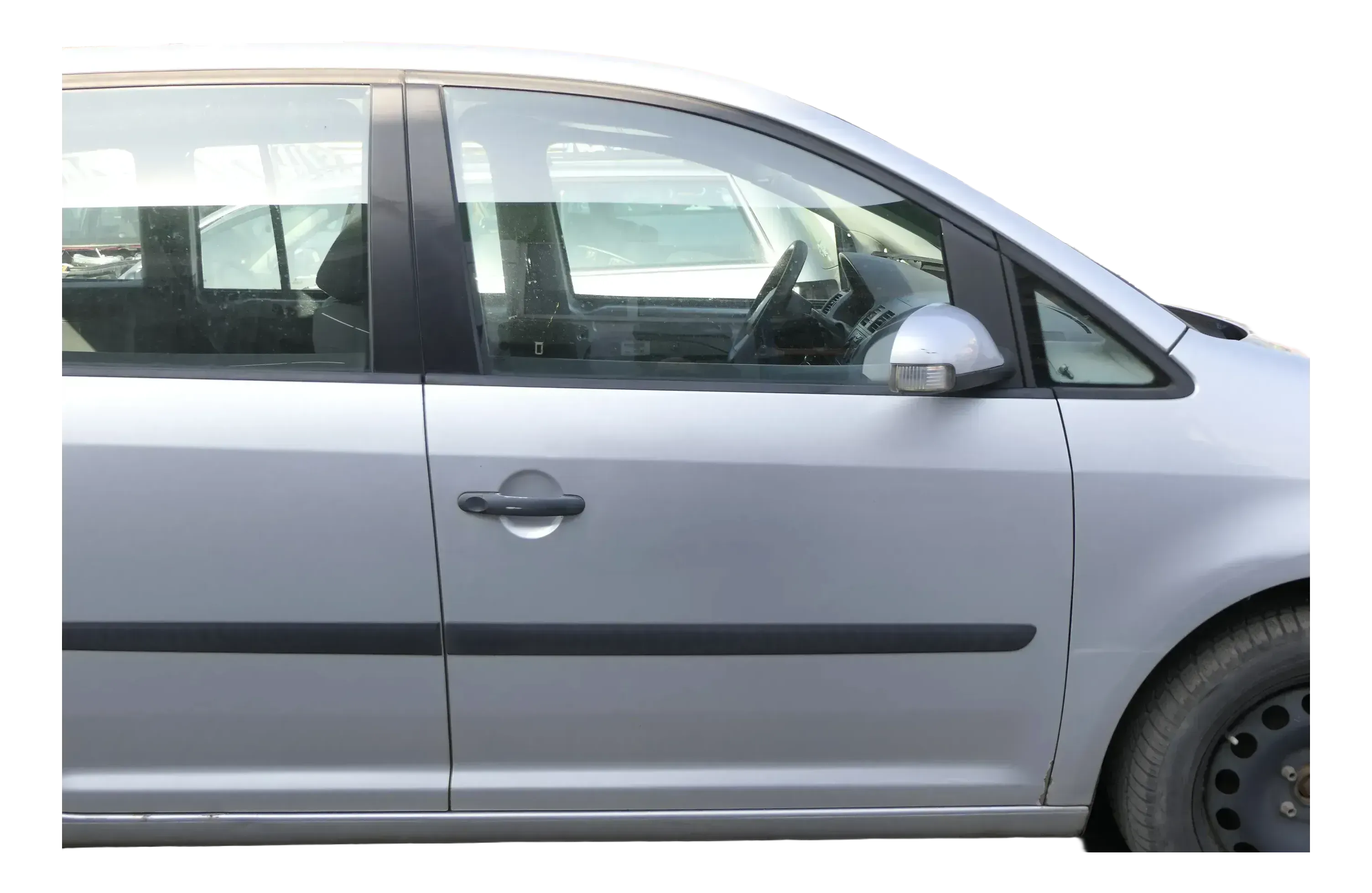 VW Touran 1T 1T3 Tür vorne rechts Beifahrertür grau silber LA7W reflexsilber II - Bild 1