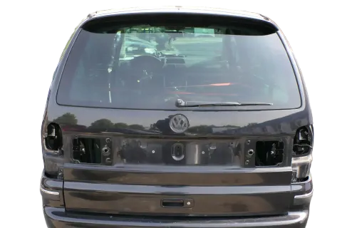 VW Sharan 7M Heckklappe Scheibe Klappe hinten ab Bj.2000 schwarz LC9Z Spoiler