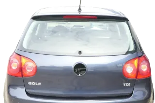 VW Golf 5 V Heckklappe hinten Kofferraumklappe + Scheibe grau LC5F blau - Bild 1