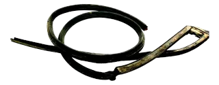 VW Golf 3 & 4 1E Cabrio Dichtung Tür vorn + Seitenscheibe hinten links 1E0847329 - Bild 1