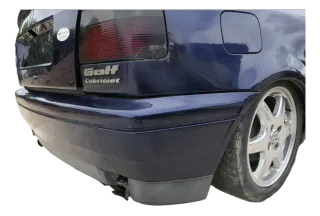 VW Golf 3 1H 1E Cabrio Stoßstange hinten Heckstoßstange blau LC5U Limousine - Bild 7
