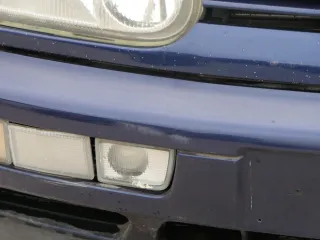 VW Golf 3 auch Cabrio Stoßstange vorne Stoßfänger vorn blau LC5U - Bild 3