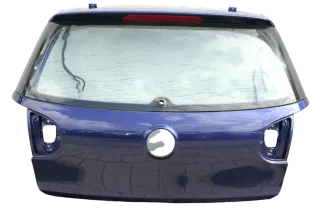 VW Golf 5 V Heckklappe hinten Kofferraumklappe mit Scheibe blau LD5Q - Bild 1