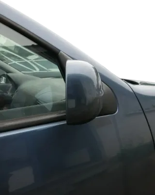 VW Golf 4 Bora manueller Spiegel vorne rechts Außenspiegel blau LD5X - Bild 6
