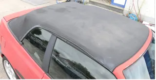 VW Golf 3 & 4 1E Cabrio Dach Scheibe Verdeck schwarz elektrisch - Bild 1