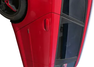 Audi A3 8P 4/5-Türer Tür hinten rechts Rahmen Türblatt rot LY3J Sportback - Bild 4