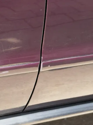 A4 B5 Tür nur Türblatt vorne rechts Beifahrertür blau lila LY3K Kombi od Limo - Bild 4