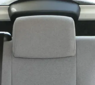 1x Skoda Fabia 5J Kopfstütze hinten in der Mitte - silber anthrazit - Bild 1