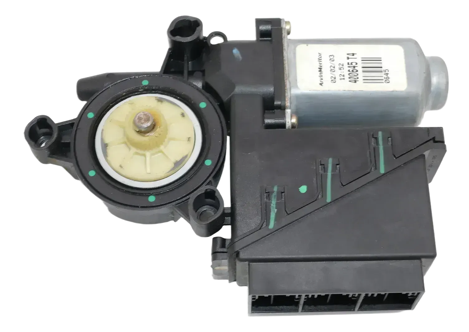 VW Polo 9N ektrischer Fensterheber Motor vorne links 6Q 2 959802A Teile-Nr. 6Q - Bild 1