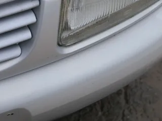 Polo 6N Stoßstange vorne breite Styling XXL Frontstoßstange silber LB7Z +Gitter - Bild 3